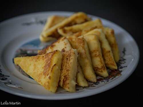 Griesknepfle (galettes de semoule alsaciennes)