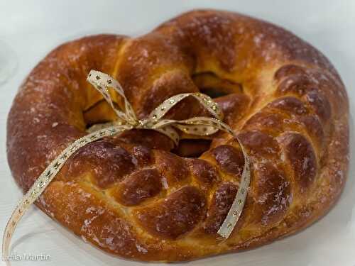 Neijohrsbretschdell (brioche de nouvel an en forme de bretzel)