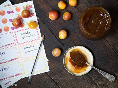 Confiture de mirabelles à l'ancienne allégée en sucre