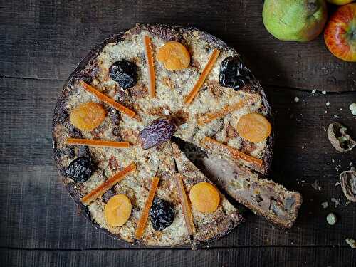 Bettelmann aux pommes, poires et fruits secs façon berrawecka