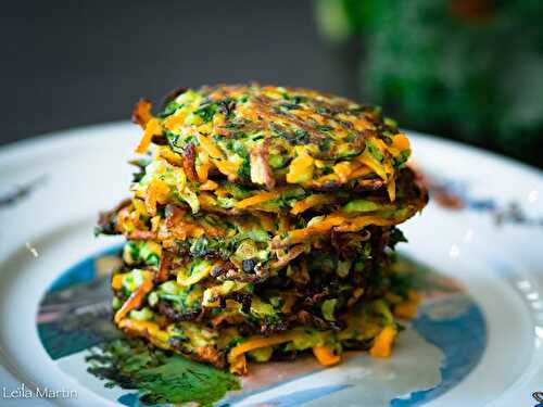 Galettes de légumes et chou kale façon grumbeerekiechle