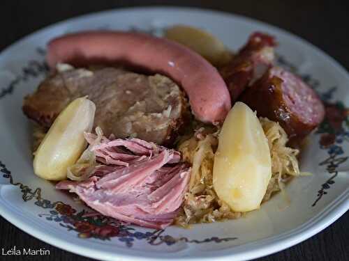 La savoureuse choucroute garnie (ou royale) de mamie Faty