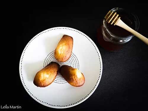 Madeleines au miel de Châtaignier d'Alsace