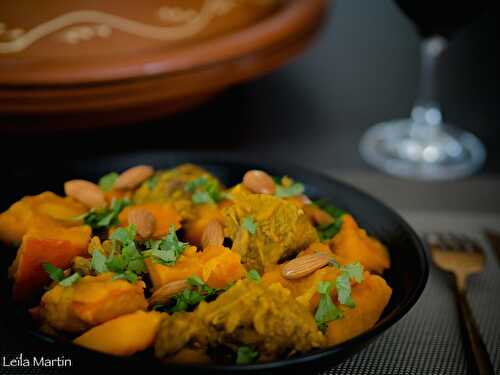 Tajine d'agneau au potimarron et au miel d'Alsace