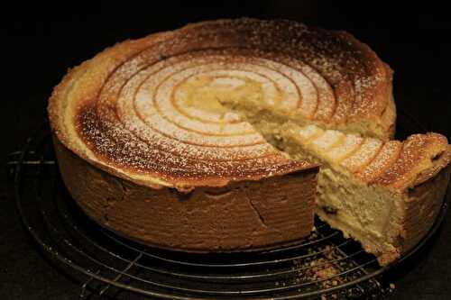 Tarte au fromage blanc alsacienne ou Käsekuchen