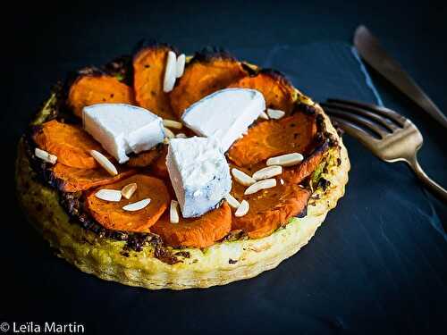 Tarte fine orientale aux carottes bio d'Alsace