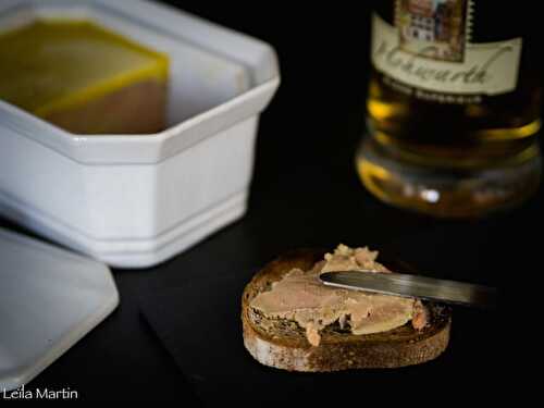 Terrine de foie gras au whisky alsacien et à la vanille