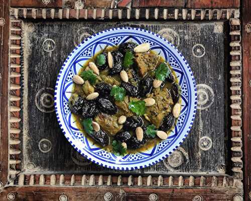 Tajine d’Agneau aux quetsches séchées, miel et épices d’Alsace