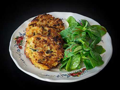 Galettes de pommes de terre et poireaux (grumbeerekiechle)