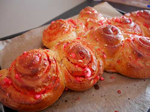 Brioche aux pralines (pâte à faire la veille)