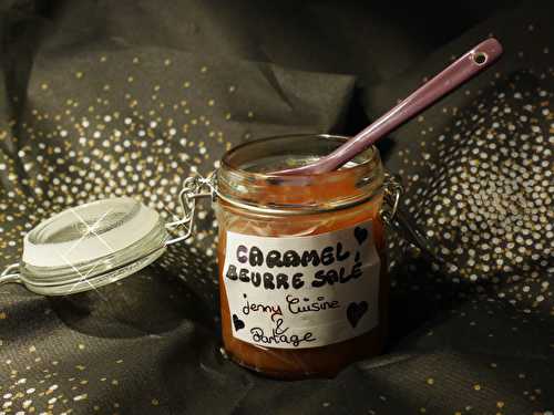 Caramel Beurre Salé à la vanille et Coulis de groseilles