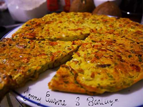 Comme une quiche sans pâte, poireaux/pieds de moutons sans gluten