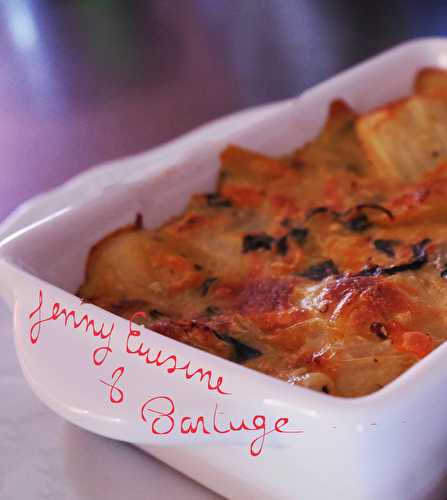 Côtes de bettes ( blettes) en gratin