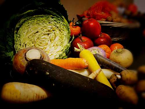 Différents légumes oubliés