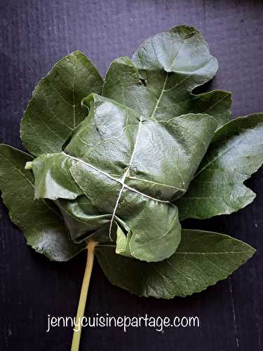 Filet mignon en feuilles de figuier ( four)