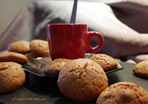 JennyCookies ! Biscuits beurre d?amandes et miel ?