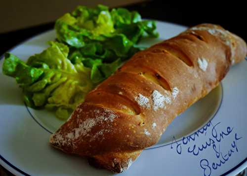 Petits pains au Chorizo, farcis aux feuilles de bettes et oignon rouge