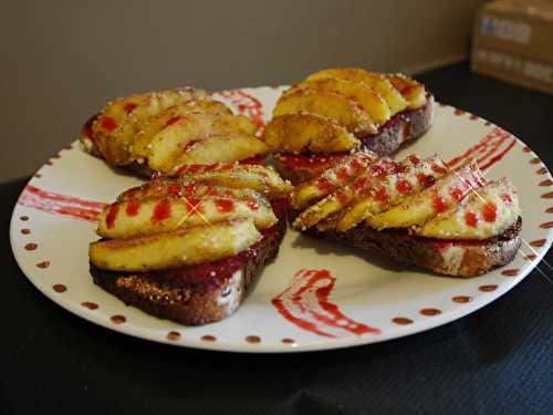 Poma Pan (pommes sur tartine)