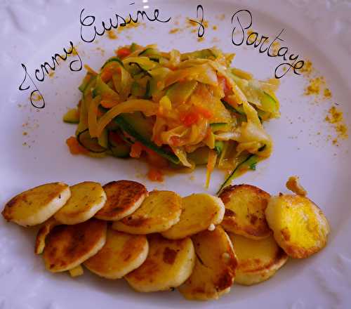 Tagliatelles de courgettes provençales