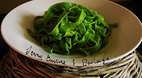 Tagliatelles fraîches Épinards et Pistaches