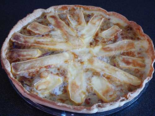 Tarte aux endives et Reblochon