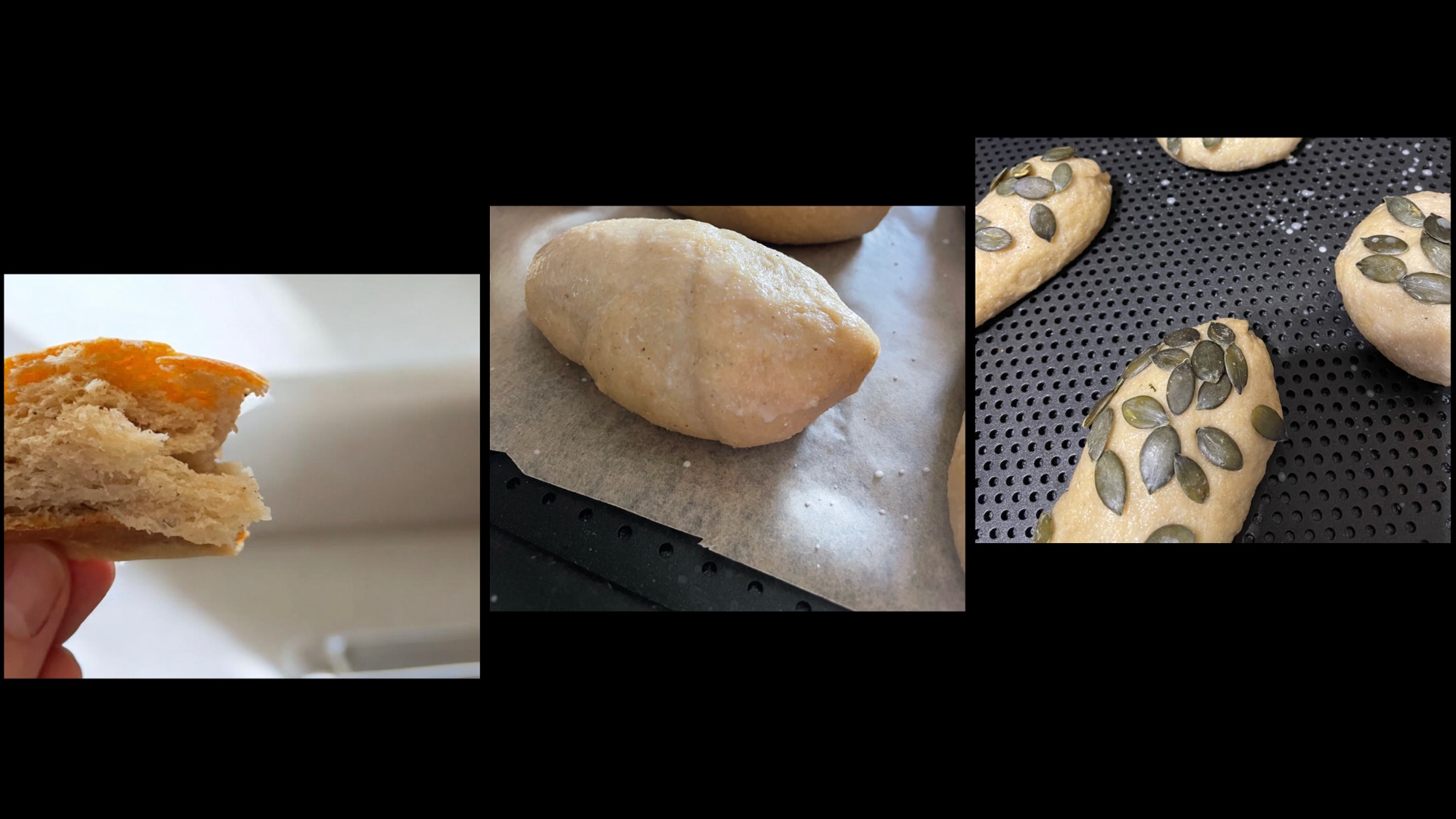 Petits pains moelleux (IG modéré à bas , protéine+fibre)