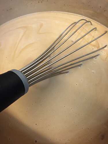 Bon, pour un bon copain !! Une sauce foie gras avec mon pavé de boeuf