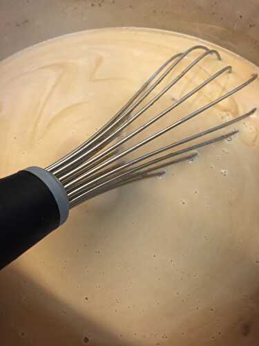 Bon, pour un bon copain !! Une sauce foie gras avec mon pavé de boeuf