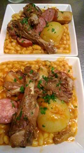 Cassoulet maison.. plat traditionnel régional