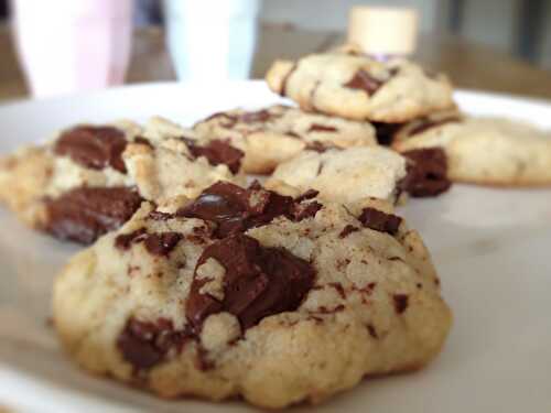 Coucou les cookies au cocolat ! Oui, bon, au chocolat !!!