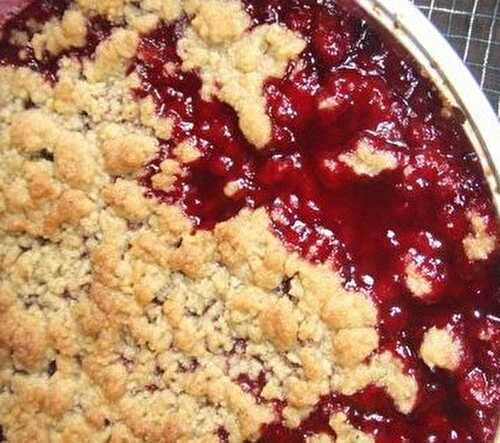 Crumble de cerises..oui oui elles arrivent à grand pas !