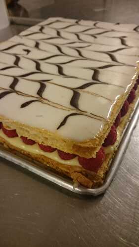Pour Françoise ou à la framboise ??? Hé… « Mille-feuille framboises »