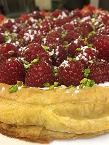 TARTE AUX FRAMBOISES..la fraîcheur que j’aime..