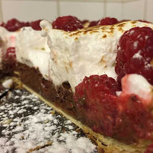 Tarte Chocolat Framboises « mais pas pour Françoise »