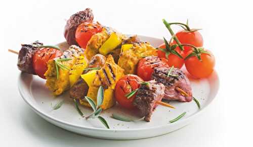 Très chouettes les brochettes « Brochettes mixed grill « 