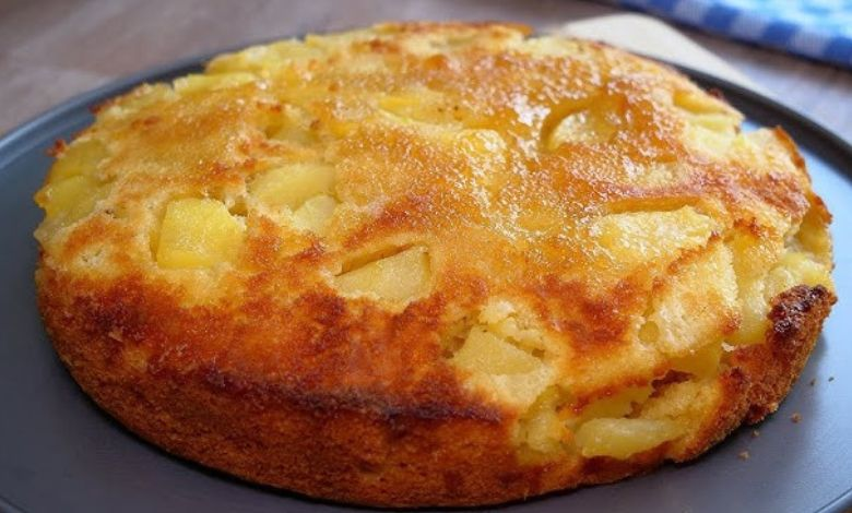 Gâteau aux pommes moelleux et fondant