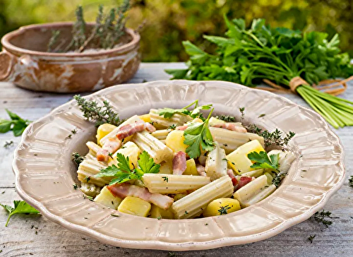 Poêlée de cardons aux lardons