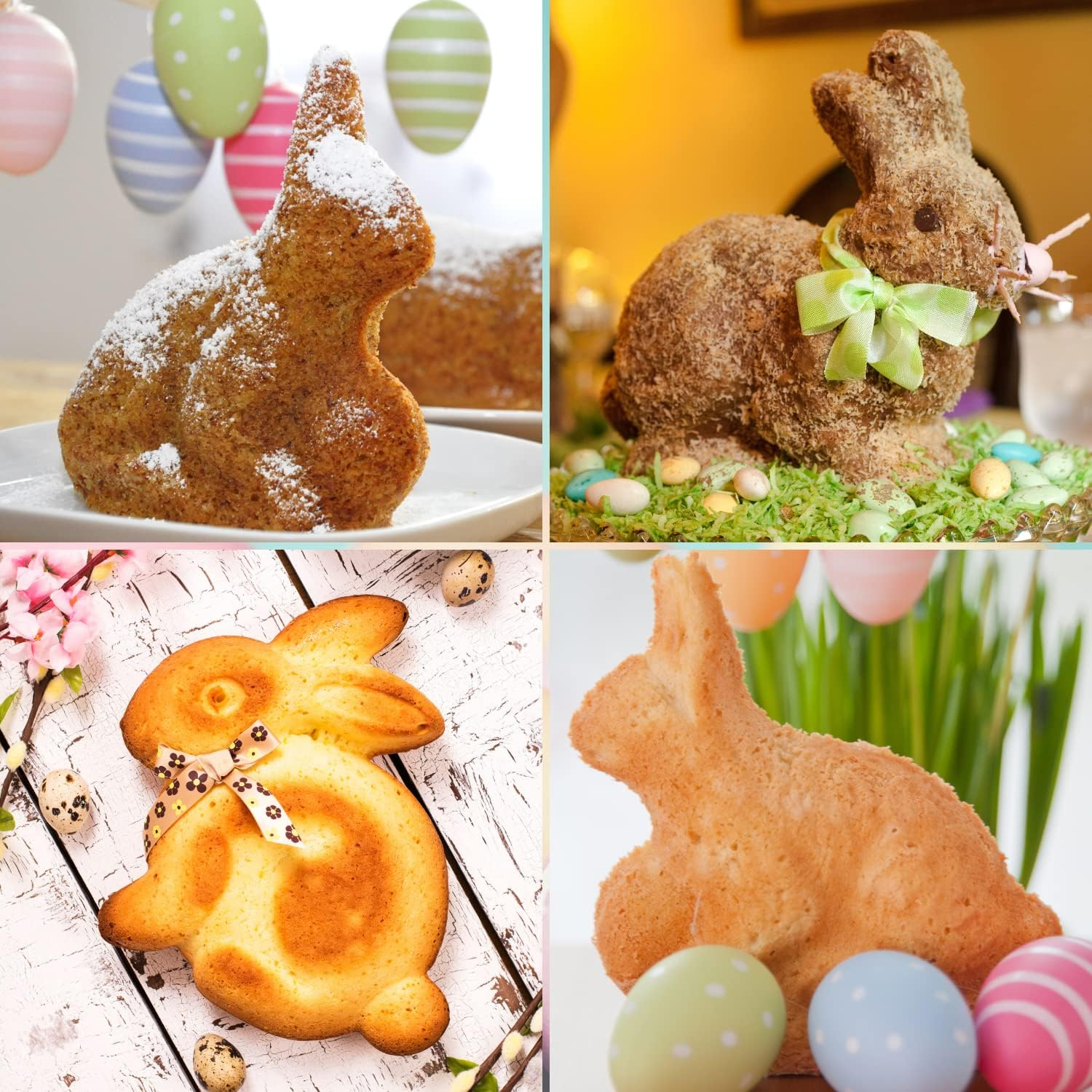 Gâteau en Forme de Lapin pour Pâques