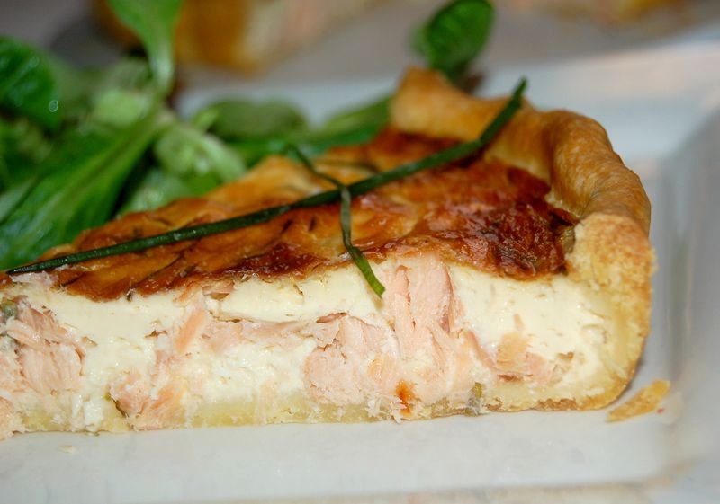 Tarte aux Deux Saumons
