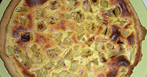 Tarte rhubarbe façon grand-mère