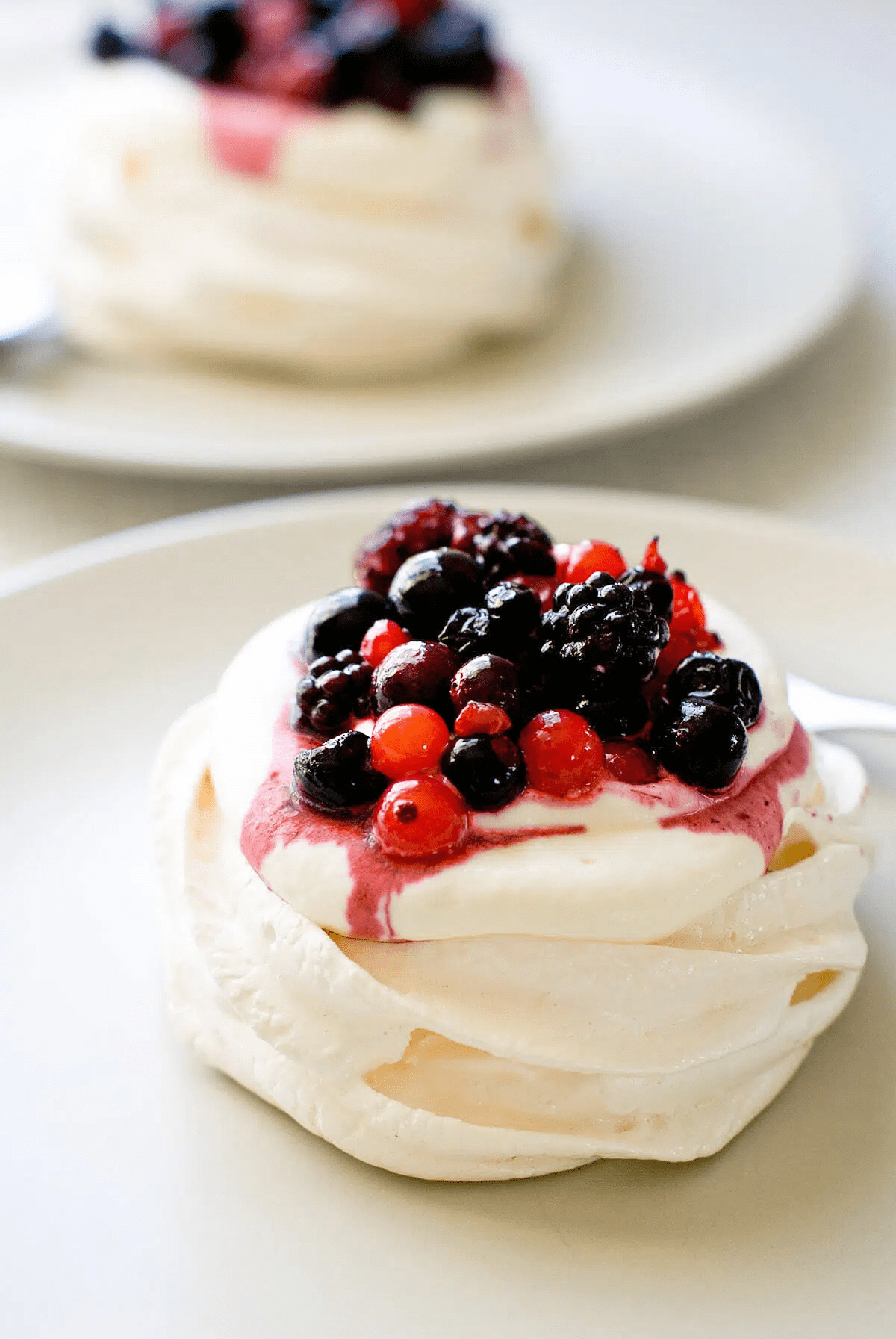Pavlova aux Fruits Rouges