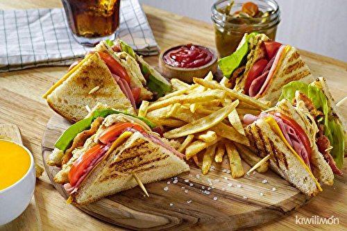 Club Sandwich au Pain de Campagne