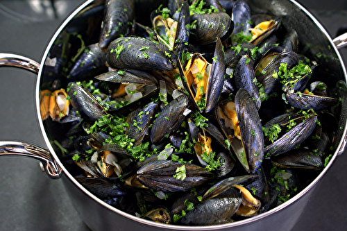 Moules Marinières  à la Crème
