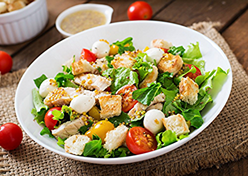 Salade Fraîcheur au Poulet, Mozza et Pistou