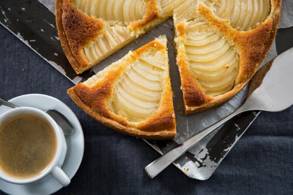 Tarte Poires Amandes