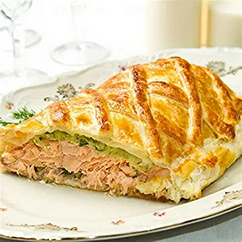 Feuilleté de Saumon aux Épinards et Ricotta