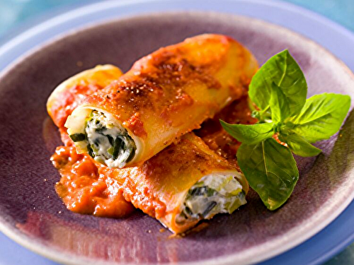 Cannelloni de Poireaux au Chèvre Frais
