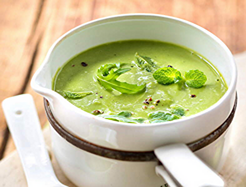 Crème de Petits Pois à la Menthe