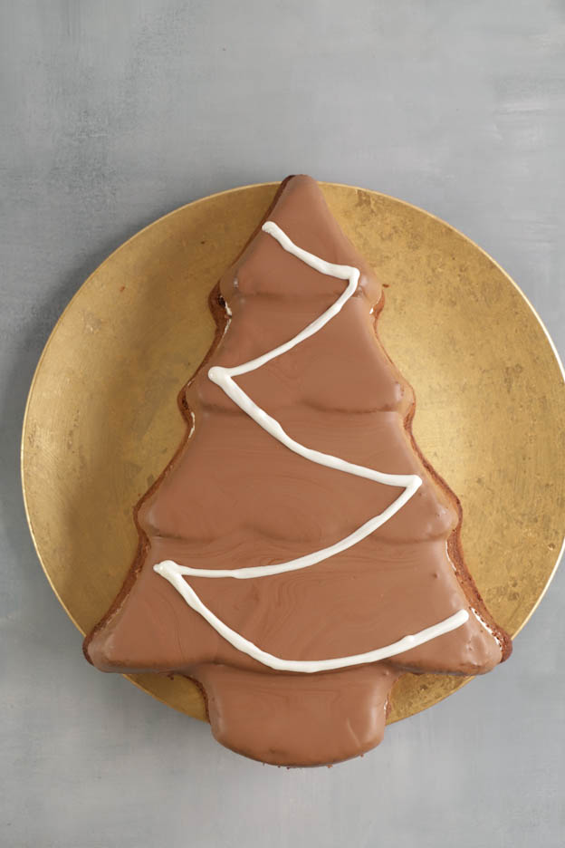 Gâteau en forme de sapin