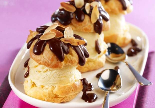 Profiteroles au Chocolat